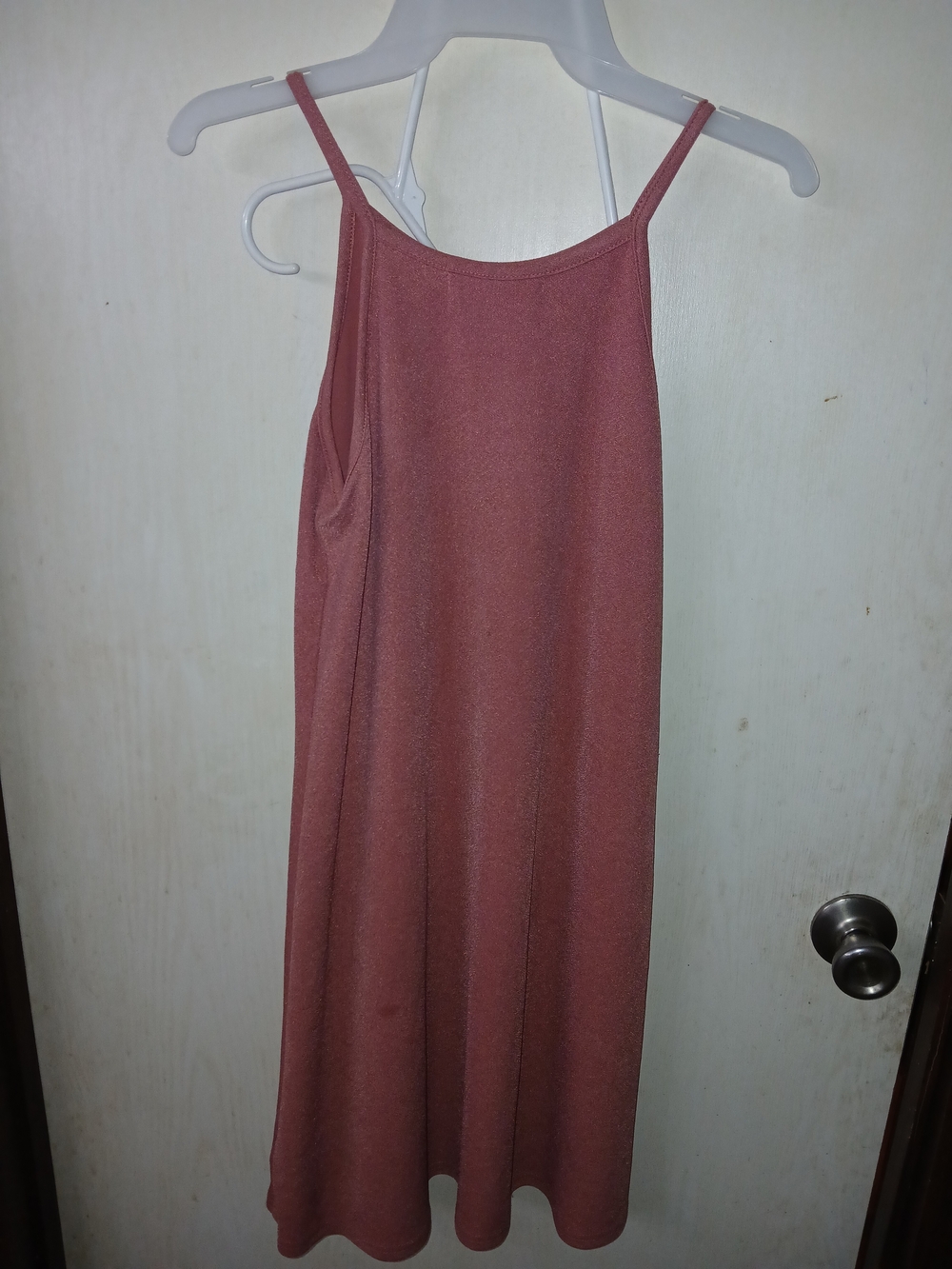 Slip Midi Dress in Dusty Rose - Women